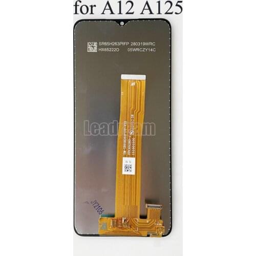5Pcs Original LCD Display For Samsung Galaxy A12 A125F A125F LCD with touch screen digitizer Assembly replacement Repair Parts