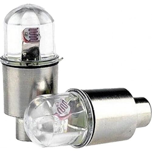 50% Hot Sale Wheel Valve Caps Light LED Vibration Sensor Light-Duty Alloy Universal Bicycle Caps Light for Outdoor