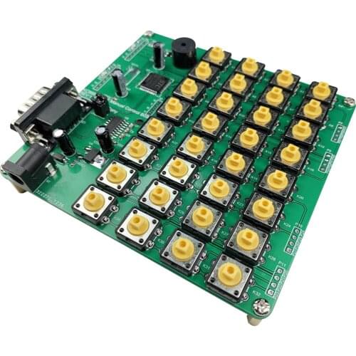 RS232 Smart Home System 8-key 32-key Manual Matrix Keys Serial Port Control Board Can Be Extended External Keyboard
