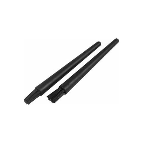 2 Pcs 18 x 10mm Round Handle Anti Static Conductive ESD Brush