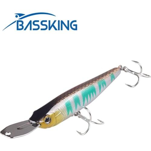 TAF 7cm 8.5g Sinking Minnow Hard Bait Quality Stainless steel Tongue Plate 3D Eyes 9 Colors Isca Artificial Minnow Lure Wobblers