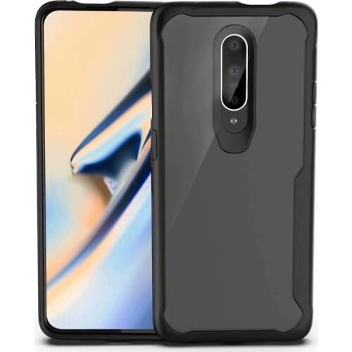 For OnePlus 7 Pro Case Soft Silicone+Transparent PC Armor Protective Back cover Cases for one plus 7 7pro 1+7 pro phone shell