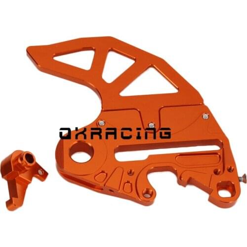 CNC Caliper Support Rear Brake Disc Guard For 125 200 250 300 390 450 500 525 530 SX SXF EXC EXCF XCW XCFW XC XCF 2004-2020