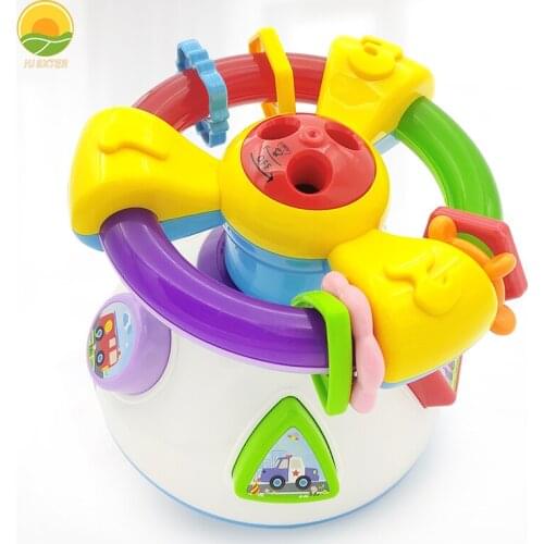 Baby Musical Box Rattles Montessori Light Toy Girl Funny Educational Bed Game Newborn Development 12 Months For Childrens