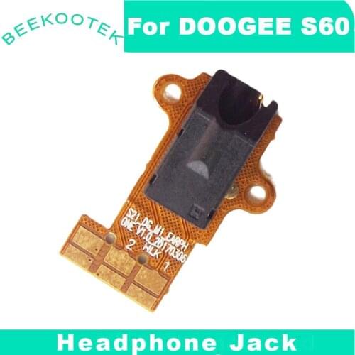 Original New Doogee S60 Headphone Jack Port Earphone FPC Jack Repair Parts Accessories fOR DOOGEE S60 Cell Phone