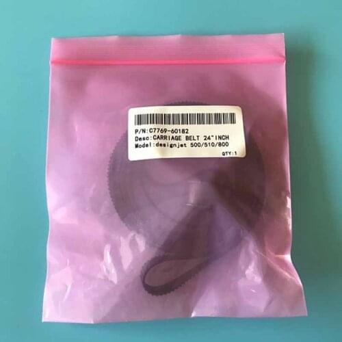 2PC C7770-60014 42"inch B0 Carriage Belt C7769-60182 24"inch A1 Size with Pulley for HP DesignJet 500 500PS 800 800PS 510 510PS
