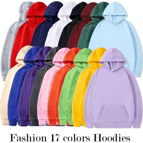 Fashion Brand Mens/Womens Hoodies 2021 Autumn New Male Casual Hoodies Sweatshirts Mens Solid Color Hoodies Sweatshirt Tops