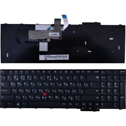 NEW RU laptop keyboard for Lenovo Thinkpad E570 E575 E570C Russian Keyboard black NO backlight
