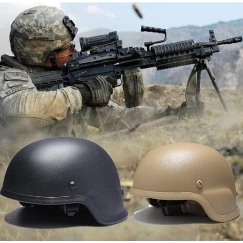 New Fiberglass Pretty Michl Helmet Military Tactical Airsoft Paintball Swat Protective Fast Security Duty Helmet Black Khaki