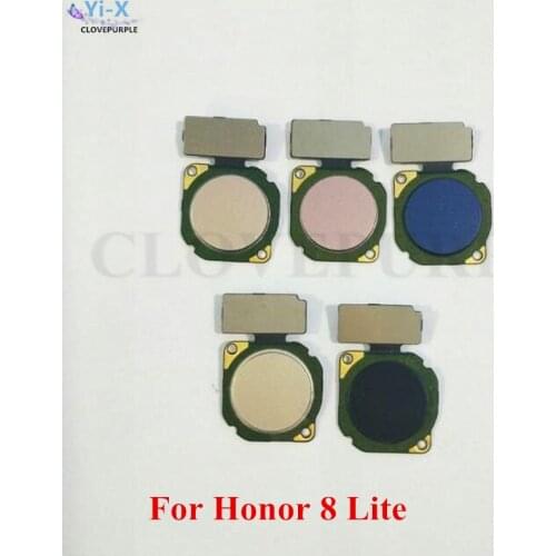 1PCS For Huawei Honor 8 Lite Fingerprint Sensor Scanner Touch ID Button Replacement Home Button