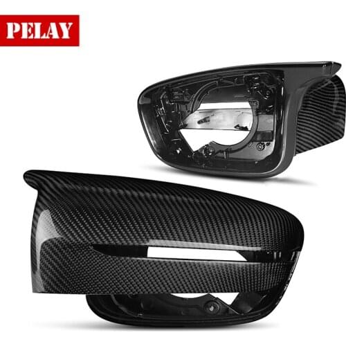 Replacement Carbon Fiber Mirror Assembly Covers Caps Shell for BMW 5 6 7 Series G30 G38 530i 540i GT G32 G11 G12 2017