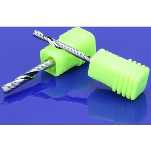 30Pcs 6X28X60L Single Flute Spiral Cutter 3A TOP Quality CNC End Mill Carbide router bit For Wood Acrylic PVC MDF Milling Cutter