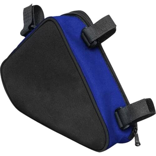 Wholesale new road mountain bike accessories bicycle front frame bag waterproof triangle storage bike pouch bags