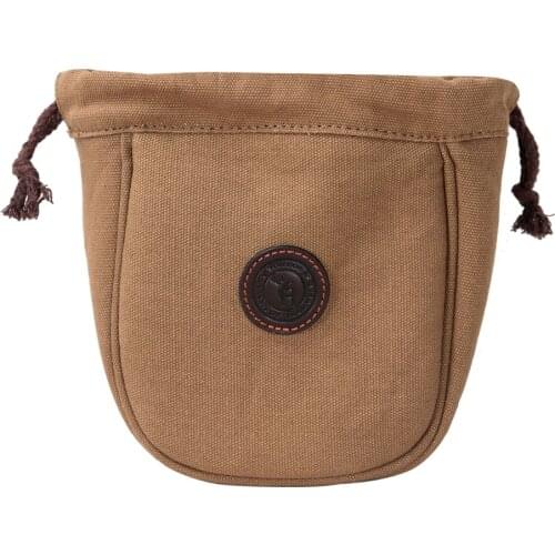 Tourbon Hunting Shotgun Canvas Cartridge Pouch Ammo Shell Bag Speed Loader Bullet Case Carrier with Drawstrings for Shooting