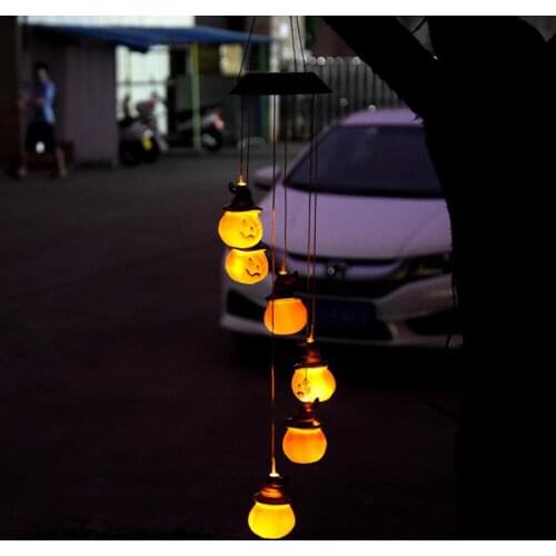 Solar Wind Chimes Lights Outdoor，LED String Lights Decoration Waterproof Hanging Lights for Home/Yard/Patio/Garden
