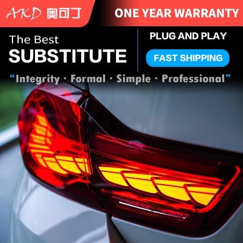 AKD Car Styling Taillights for BMW The 4 Series F32 F36 F82 M4 GTS LED Tail Light DRL Tail Lamp Turn Signal Rear Reverse Brake