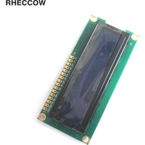 RHECCOW 3.3v Character LCD Module Display LCM 1602 162 16X2 Compatible with HD44780 blue blacklight white character