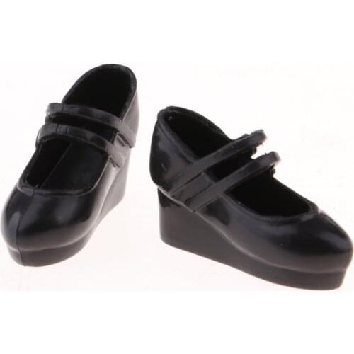 1/6 BJD Shoes Slope Heels Outfits for 12inch Licca Azone for Dollfie Ball Jointed Doll Clothing Accessory