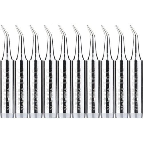 10Pcs/Lot Lead-Free Soldering Iron Tip 900M-T-IS Solder Tips for 936 938 852D+ BGA Soldering Station Welding Tools