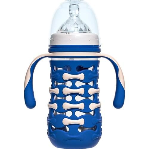1Pc Baby Bottle Glass Feeder Infant Nursing Bottle Newborn Feeding Container
