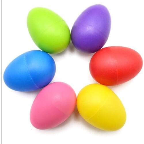 5 Pcs Musical Sound Egg Baby Plastic Percussion Maracas Shaker Toddler Children Toy Colorful Musical Instrument