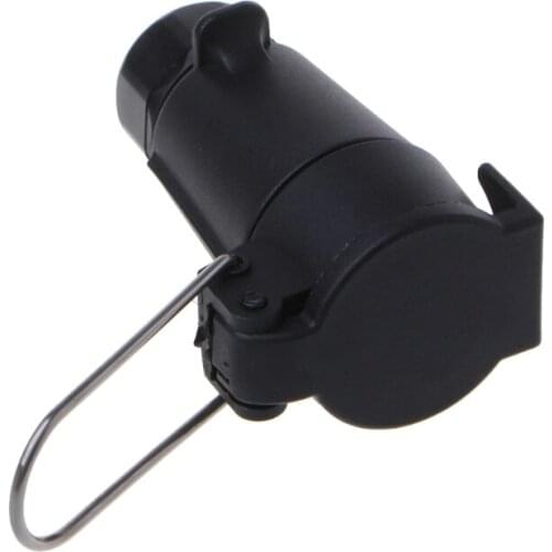 7 Pin Waterproof Plugs Socket Adapter Tow Hook Towing Trailer Wire Connector Q9QD