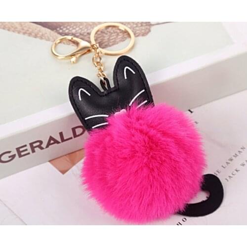 8cm Fashion Toy Cat Keychain Ornament For Backpack Lovely Small Toys Cute Keychain Pendant Soft Small Toys