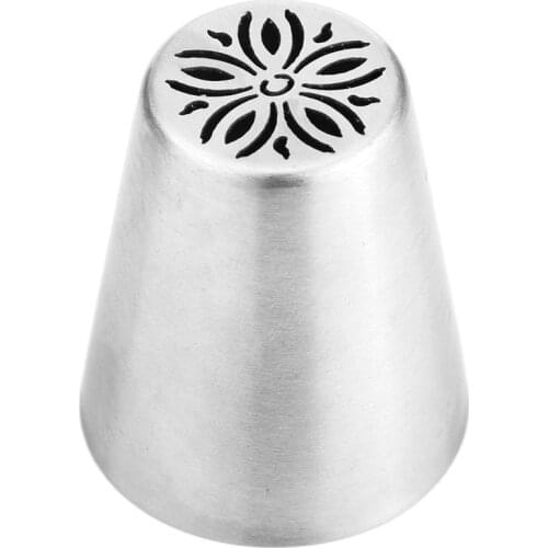 Free Shipping Stainless Steel 304 Large Russian Flower Icing Nozzle Cake Decorating Cupcake Tips#BNO64