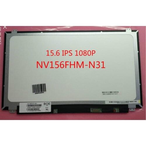 For Boe matrix NV156FHM-N31 Matrix for Laptop 15.6" FHD 1920X1080 Glossy Panel Replacement IPS Screen NV156FHM N31