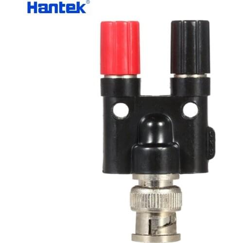 HanTek BNC Banana Plug Adapter for Oscilloscope Tools Multimeter Accessories HT311 Dual-Jack Female Coaxial Connector