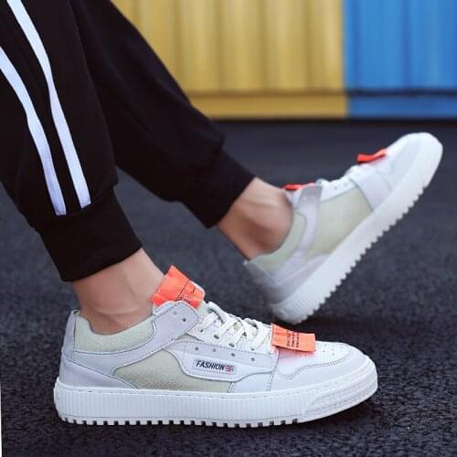 New Student Board Shoes Men Fashion Casual Canvas Shoes Men Tide Korean Low-cut Lace-Up Sneakers Mens Shoes Footwear