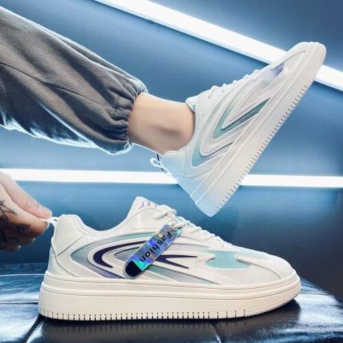 Summer Shoes Sport Mens Sports Shoes Non-slip Sneakers White Light Breathable Men Flat Platform Running Shoes