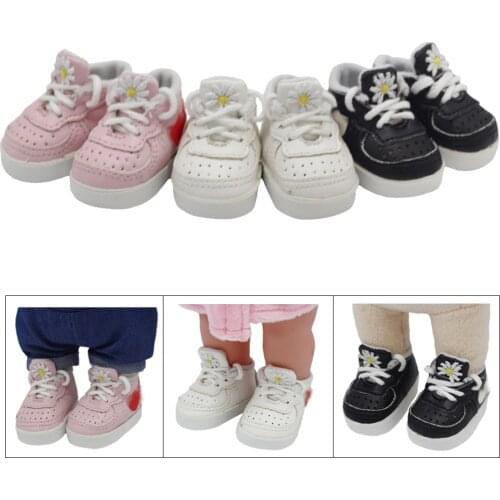 5.2*2.8cm dolls mini toy shoes for Plush EXO dolls as fit 14.5inch girls baby doll sports shoes BJD doll Accessories toys