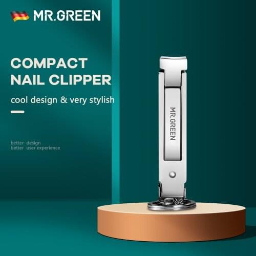 MR.GREEN Nail Clipper Compact Tool Portable Knipper Nipper Trim Manicure Cutter Remover Tong Sharp Nail Scissors Fingernails