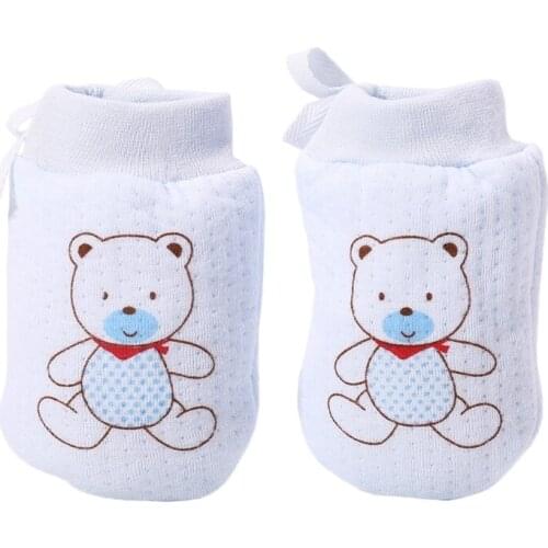 Lovely Baby Infant Boys Girls Anti Scratch Mittens Soft Newborn Gloves Gifts Q1FE
