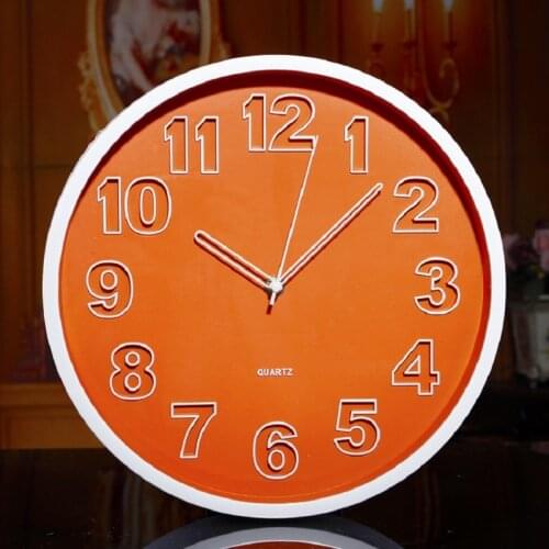 Wall Clock Saat Clock Duvar Saati Reloj Horloge Murale Digital Wall Clocks Relogio de parede Klok Watch Plastic Round Home decor
