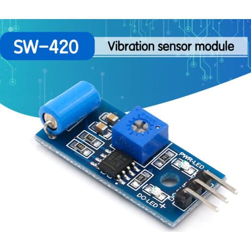 Normally closed type vibration sensor module Alarm sensor module Vibration switch SW-420 for arduino