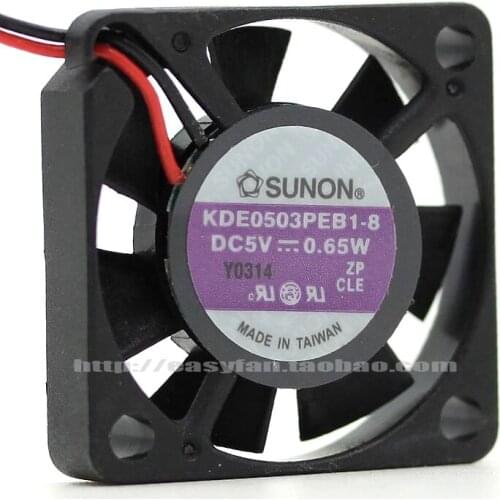 Brand new SUNON KDE0503PEB1-8 Ultra thin micro 3006 5V 3CM cooling fan