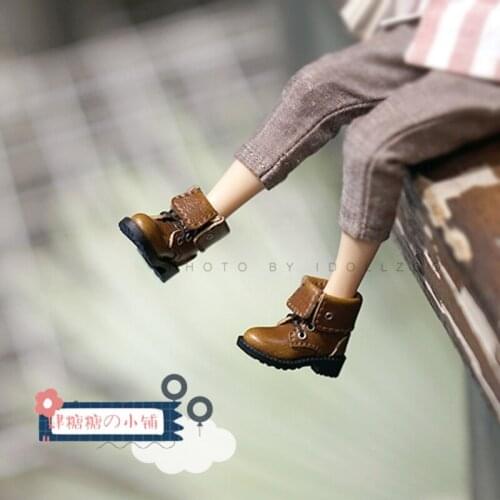 OB11 doll Shoes boots ● Reversible ankle boots ● Boots Handsome vintage ankle boots Ruffled ankle boots Clay GSC doll shoes acce