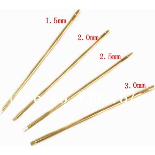 10Pcs Aluminum Steel Hex Screw Driver 1.5mm 2.0mm 2.5mm 3.0mm Length 100mm For RC Car Boat Airplane Robot