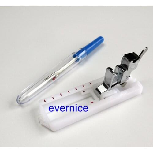 Low Shank Plastic Buttonhole Foot For Singer Brother Janome Domestic Machines