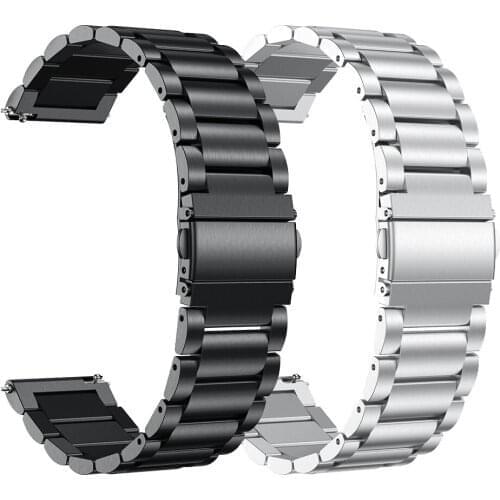 20mm 22mm Milanese Loop Watch band For Samsung Galaxy watch 3 41/45mm/active 2 44mm 40mm Gear S3 strap for Huawei Watch GT 2 2E