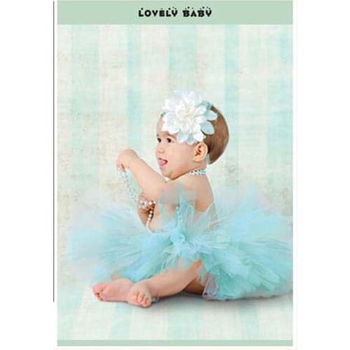 150*200 Green Line Birthday Photography Background Newborn Baby Photo Backdrops Vinyl Background Studios