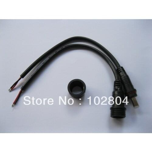 2 Set Waterproof Cable 5.5X2.1mm DC Power Male to Female Connector With Cord 15cm HOT Sale HIGH Quality