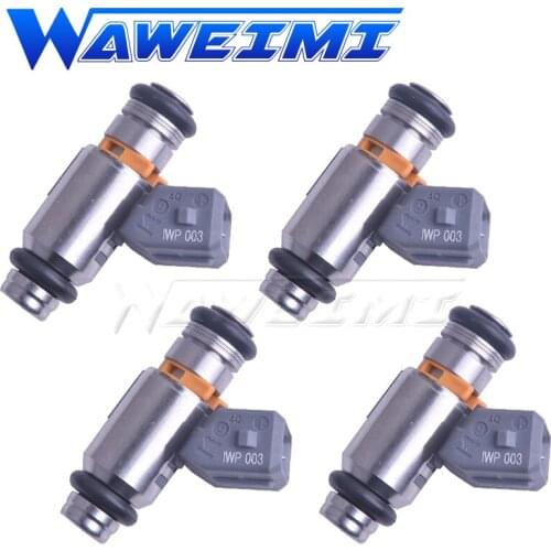 WAWEIMI 4x OE IWP003 IWP-003 Fuel Injector Valve For Fiat Palio Weekend 1.4 8V 2006/2008 Tunning Car