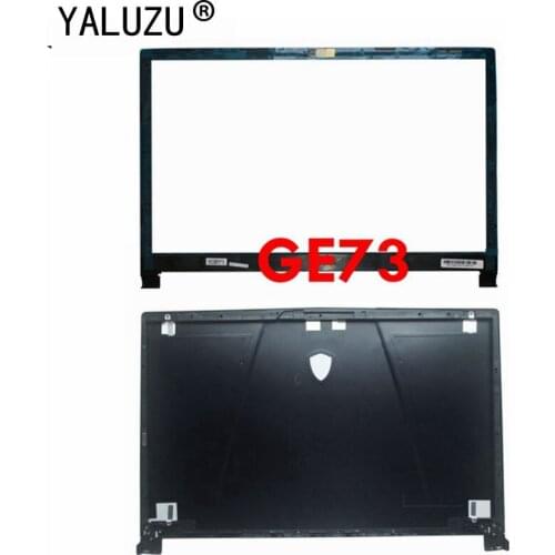 YALUZU New For MSI GE73 GE73VR 7RF-006CN Laptop LCD Cover Back Cover Top Case Rear Lid Housing Cabinet Black 3077C1A213HG017