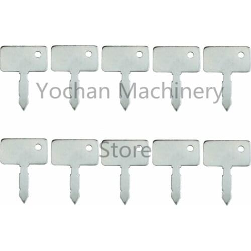 10 Pcs C5NN11603B 3989 Ignition Keys For Ford New Holland Case 1530 1725 1925 2000 2100 2110 2110LCG 2121 S.3989 Free Shipping