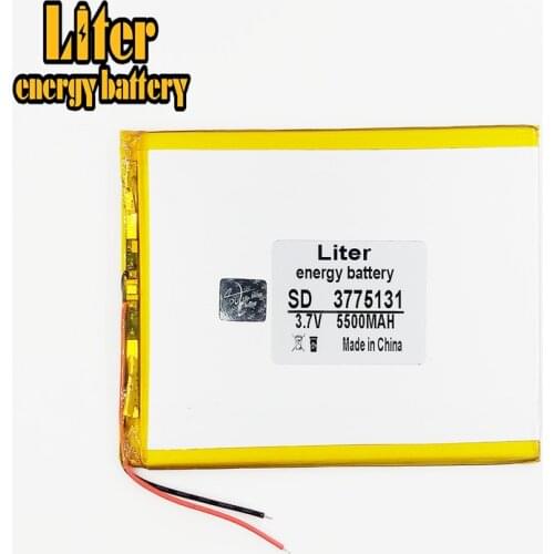 3.7 V 5500 mah tablet battery brand tablet gm lithium polymer battery 3775131