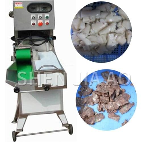 500KG/H Commercial meat cutter TM-804 Cooked Meat Slicer Multi-function pork/pig scalp/beef/beef belly slicing machine 220v 1PC