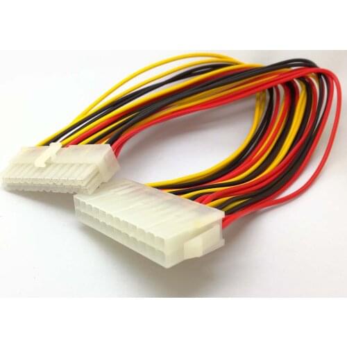 ATX 24Pin male to female extension Power Supply Adaptor Cable for pc desktop motherboard mainboard